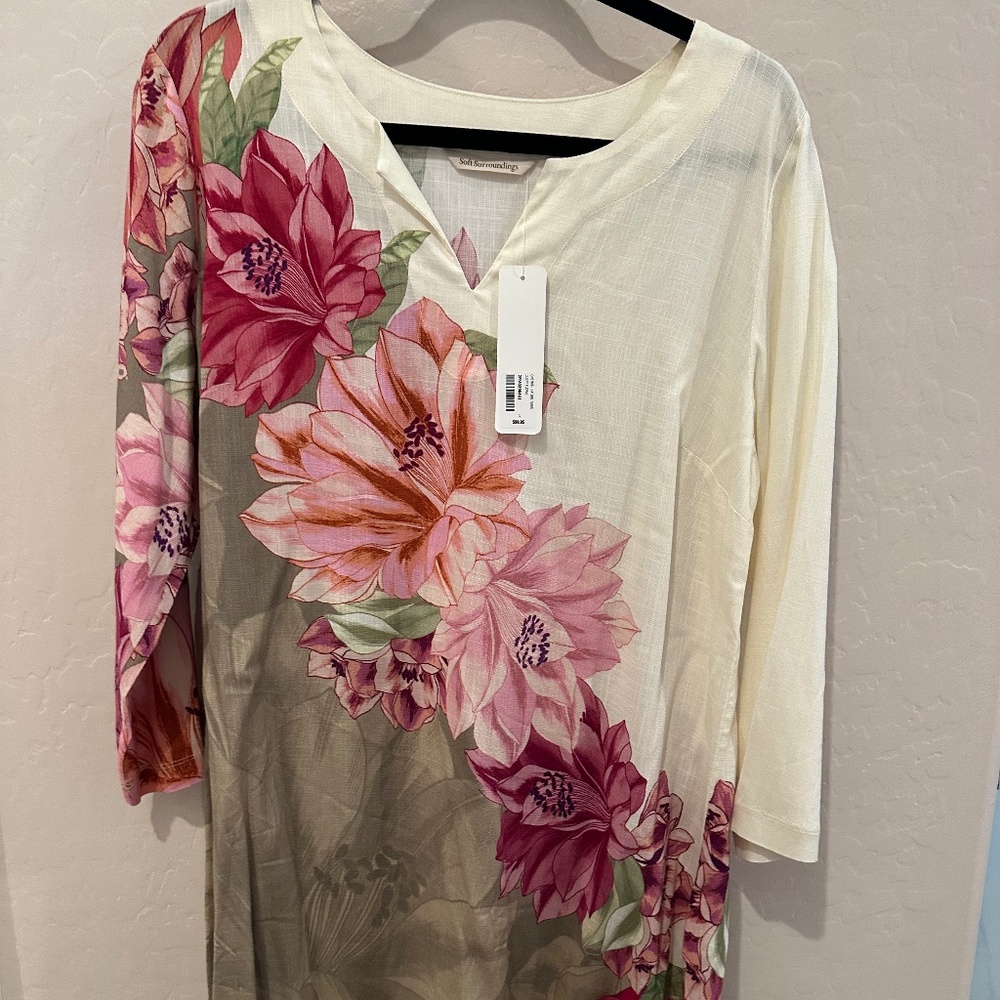 Soft Surroundings One with Nature tunic NWT